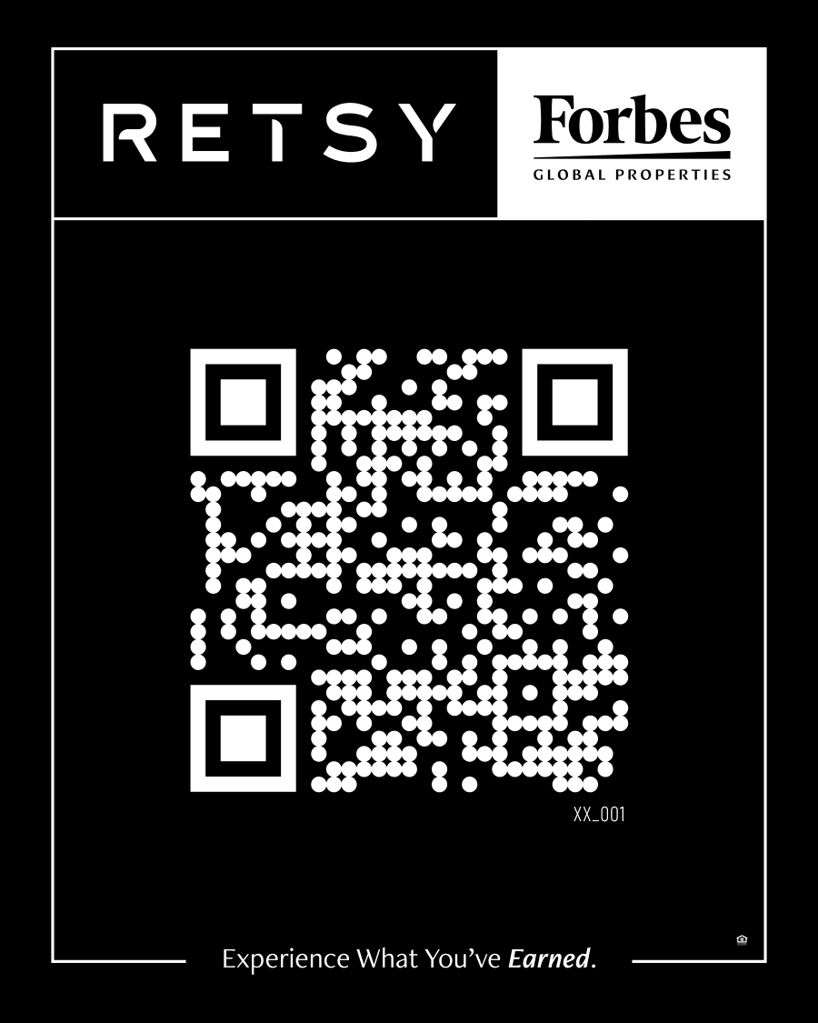 RETSY + Forbes Global Properties — RETSY QR sign